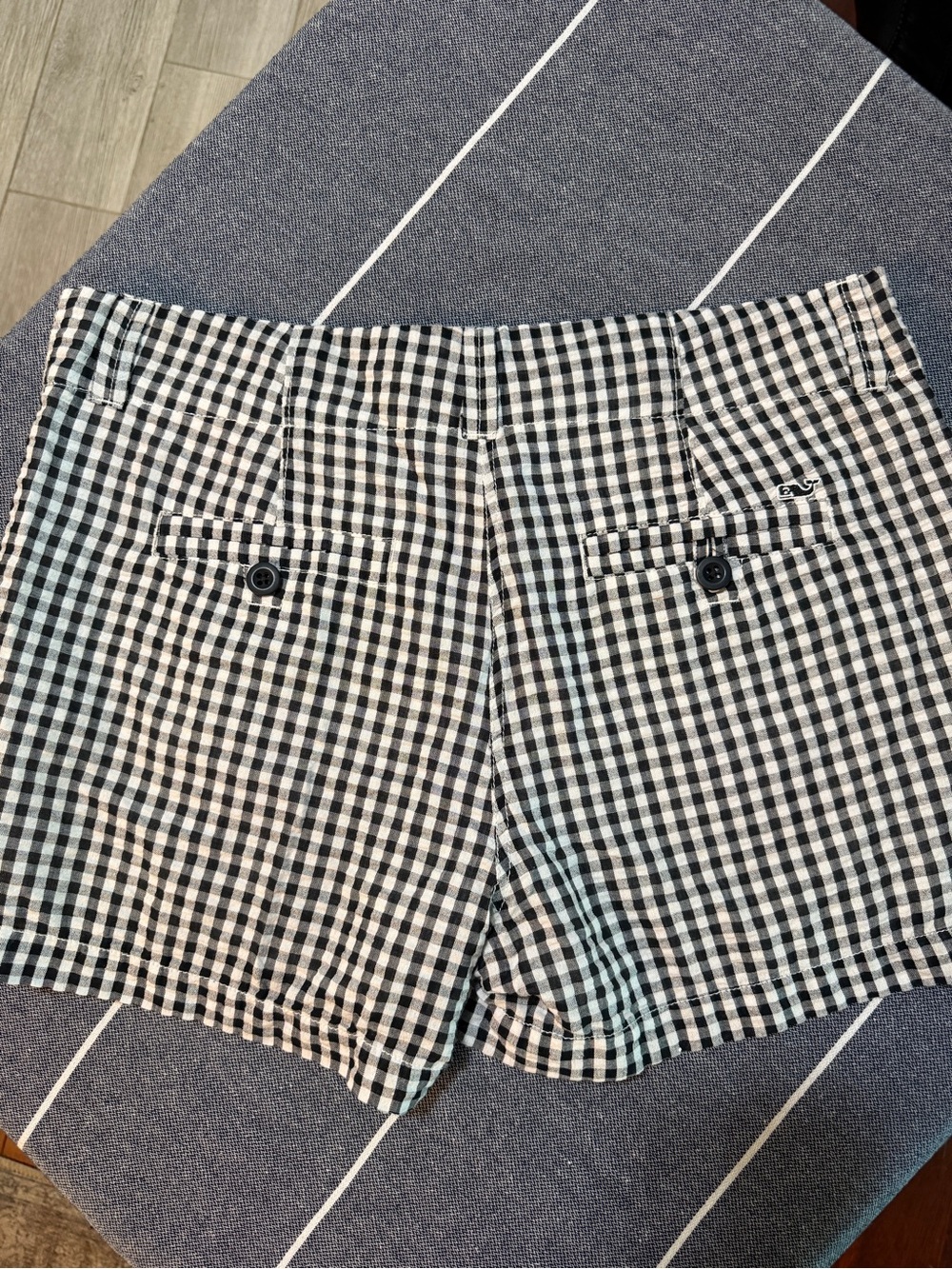 Vineyard Vines Black and White Gingham Bermuda Shorts - Picture 5 of 6